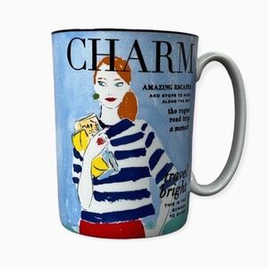 Nwob Kate Spade New York “Charm Make Headlines…” Lenox Mug Coffee/Tea Cup Lenox